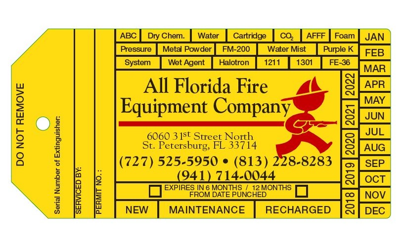Fire Extinguisher Tagging Bradenton rotated